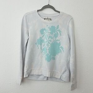 𝅺pure + Good crew neck sweat shirt small floral